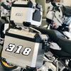 Farbwechselnde Motorradaufkleber Robust Wasserdicht Aufkleber Nummer Dekoration