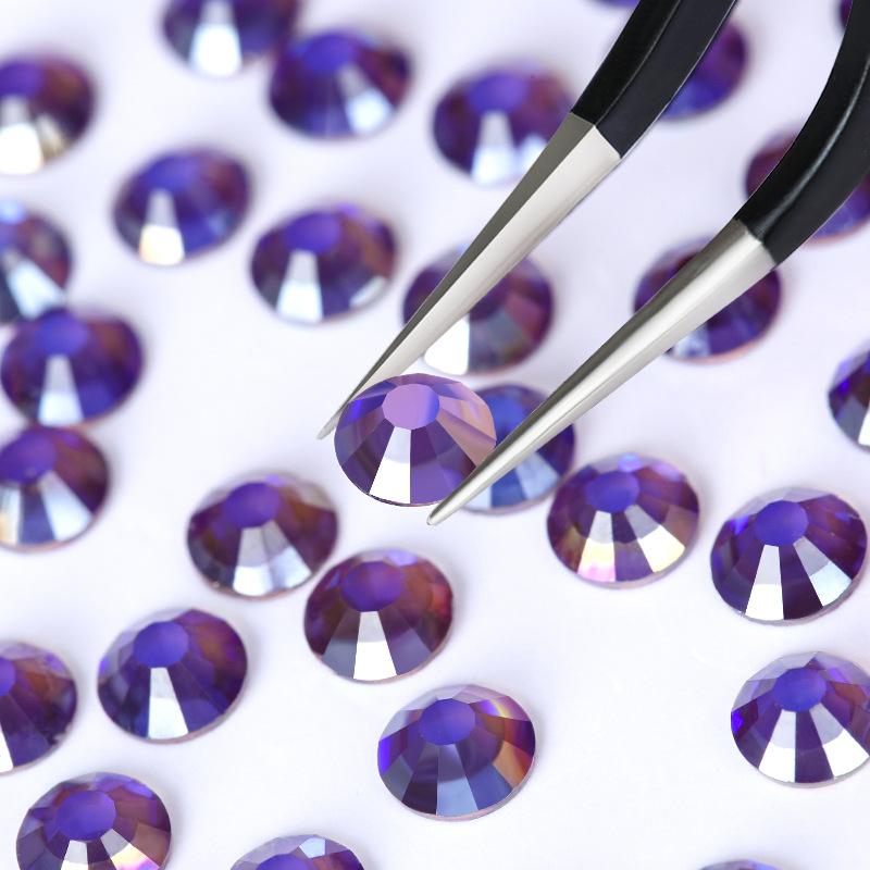 Neue Farbe Phantom Lila Aurora Ab Nail Art Strassstein Mehrere Größen Optional 1440 Abgepackt Pujiang Flachboden-Diamant