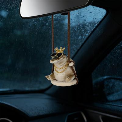 Funny Animal Shape Car Rear View Hanging Ornament Swing Pendant for Decoration In Automotive Use