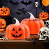 Flickering Tea Lights Flameless Flickering Pumpkin Lights 12 Pieces Halloween LED Lamp For Celebration Event Party Bedroom