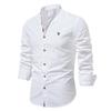 Men's Cotton-Linen Casual Long-Sleeve Shirt - Japanese Style