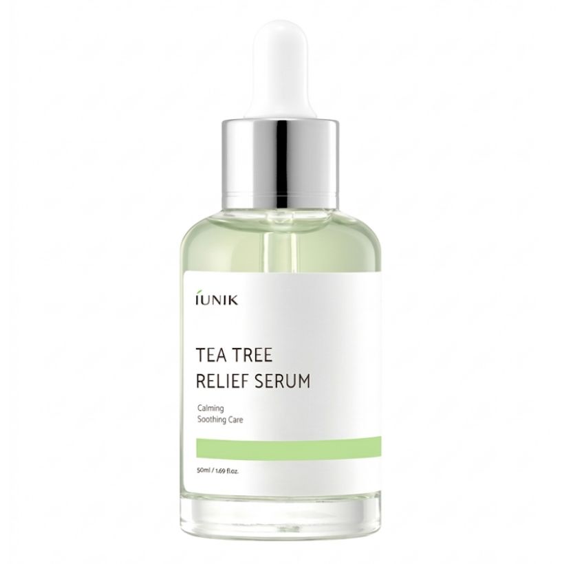 Iunik Tea Tree Relief Serum Beruhigendes Gesichtsserum Für Empfindliche Haut Mit Neigung Zu Akne 50 Ml - Bild 2