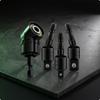3 Pieces Angled Screwdriver Socket Adapter Rotatable Right Angle Drill Attachment Compact Hex Shank