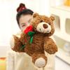 Rose Bear Teddy Bear Doll Plush Toy Hug Bear Doll Girl Company Soothing Doll