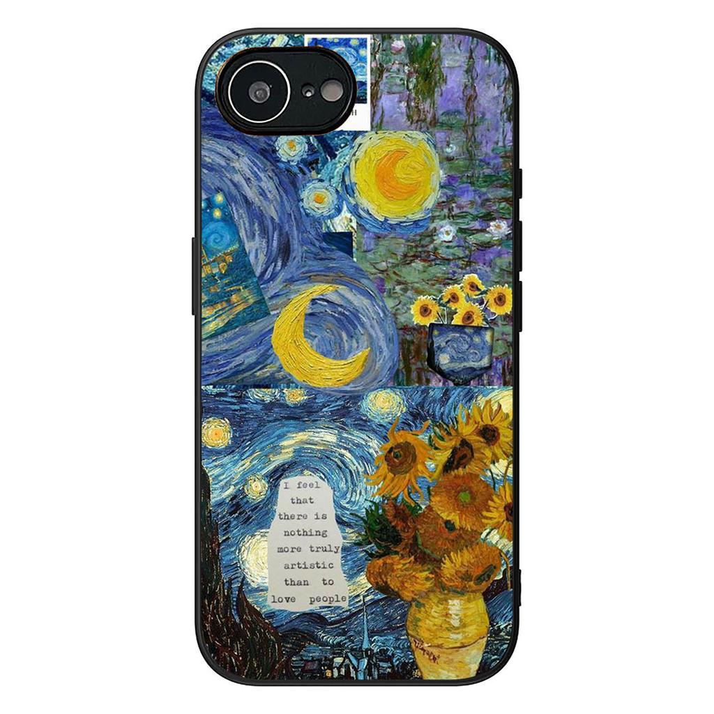 Sunflower Starry Night Van Gogh Cover for Motorola Moto Edge 50 30 Fusion 40 NEO Ultra Pro G22 G23 G20 G35 G84 G13 G53 Case
