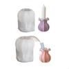 Silicone Vase Mold, Mini Size Flower Pot Mould for Cement Concrete Plaster Resin Casting, for DIY Handmade Craft, Desktop Decor