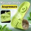 1 Pair Of EVA Wormwood Deodorant Massage Insoles For Men And Women, Deodorant Breathable Sweat-absorbing Soft Sole Insoles