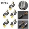 10pcs Carbon Brushes 6.4 X 7.9 X 12.5mm For Black Decker CD105 CD110 CD115 KG900 Angle Grinder Accessories