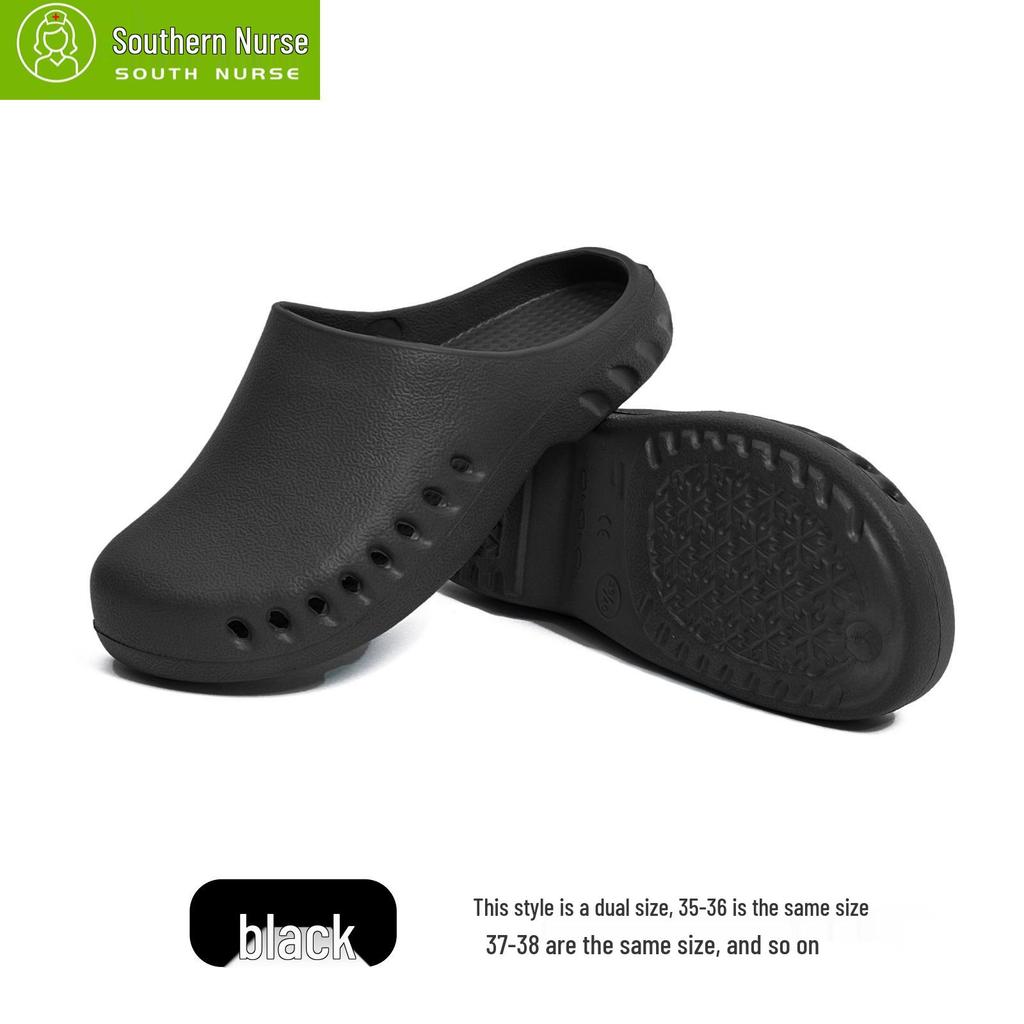 Non-Slip Closed Toe Surgical Slippers: Lab & Operating Room Protective Footwear for Nurses