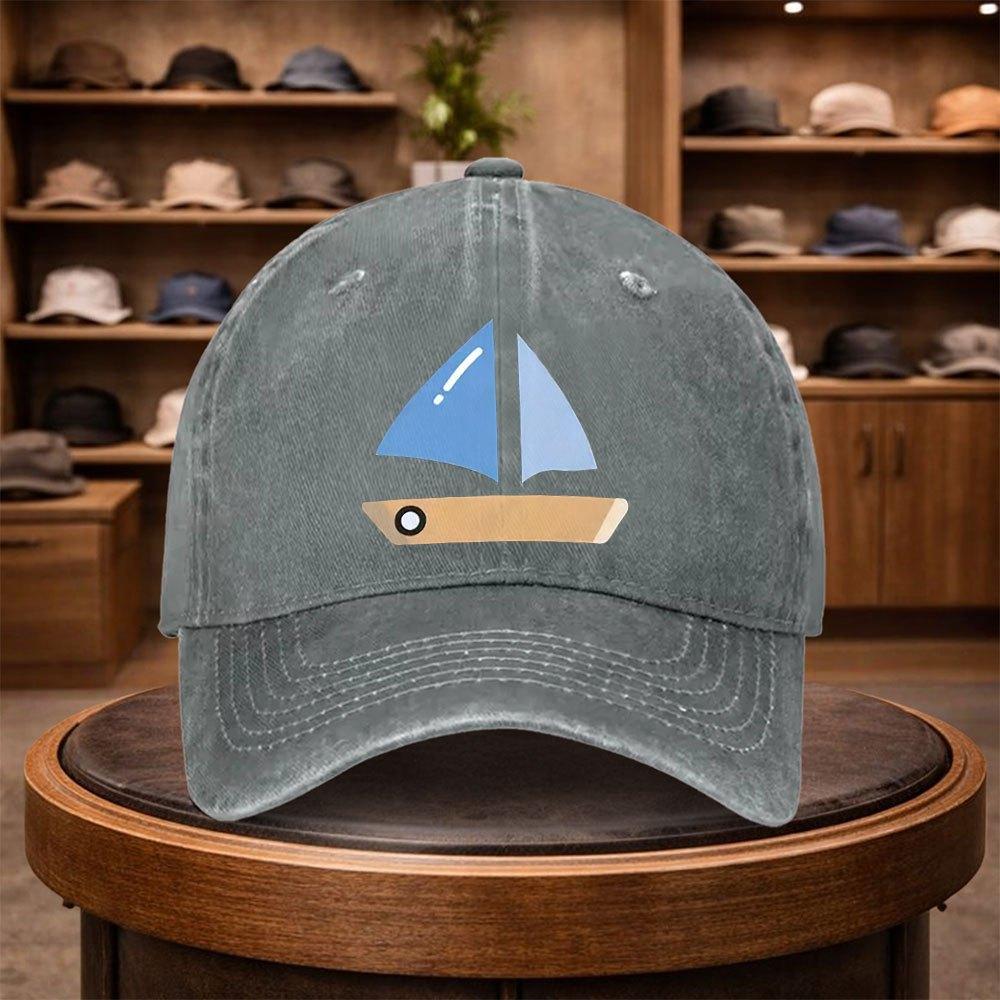 A MenS Sailing Baseball Cap Adjustable And Stylish for Outdoor Use Featuring an Urban Design This Lightweight And Fashionabl