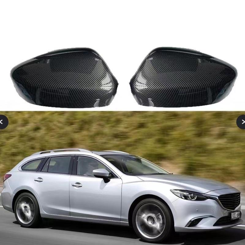 

Мазда 6 (2014-2018) Декоративная накладка на рамку зеркала заднего вида Atenza Glossy Black Pair