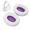 2 Pcs Headphone Ear Pads Comfortable Sound Insulation Protein Leather Headset Ear Cushions for ATH-M50X M40X M30X M50