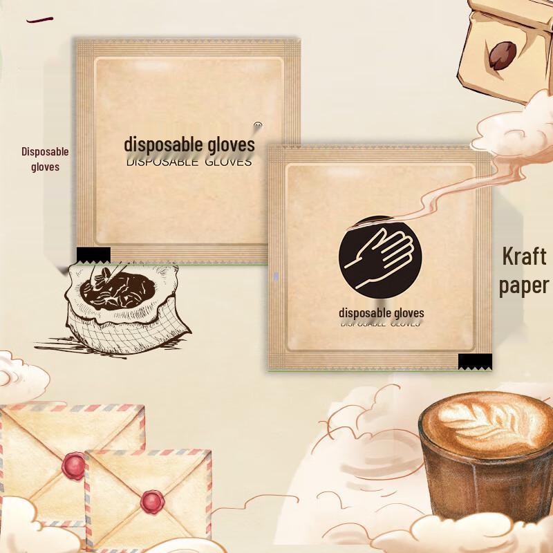 DYMAYKI Food-Grade Disposable Plastic Gloves