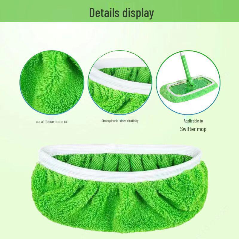 Reusable Washable Swiffer Mop Pads - Flat Mop Cloth Replacement for Household Cleaning