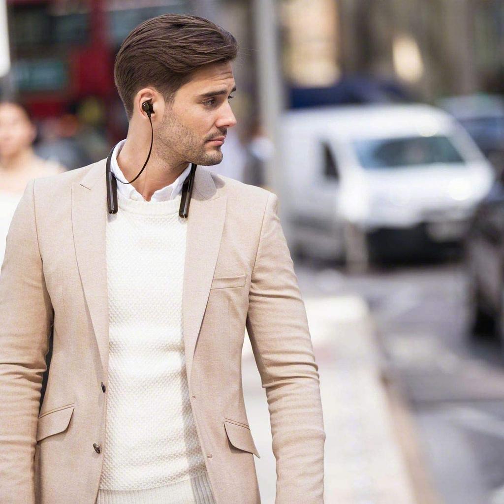 Бездротові навушники Sony Audio Amazon Alexa До 10 годин безперервної роботи Шийний обідок QN1 Жорсткий кейс 2019 з 360 Reality Audio Чорний З шумозаглушенням