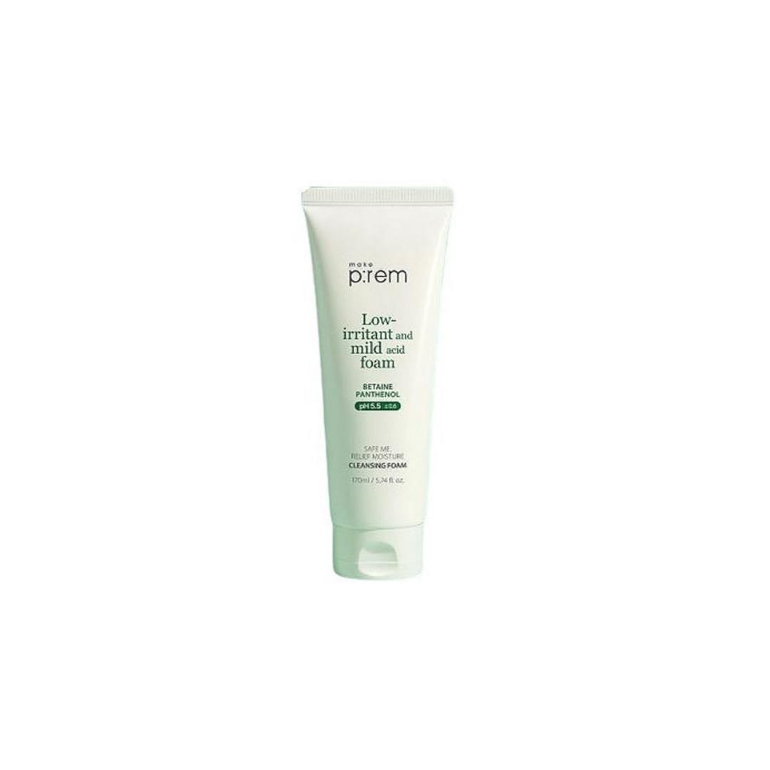 

[Make P:rem] Safe Me Releif Moisture Low-irritant & Mild Cleansing Foam 170ml 170ml x 1