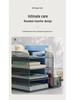 Metal Desktop File Organizer: Office Folder Storage & Bookend Rack