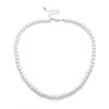 Simple Imitation-Pearl Beaded Short Choker Necklace for Men Trendy White Beaded Chains on Neck Accessories 2026 Fashion Jewelry