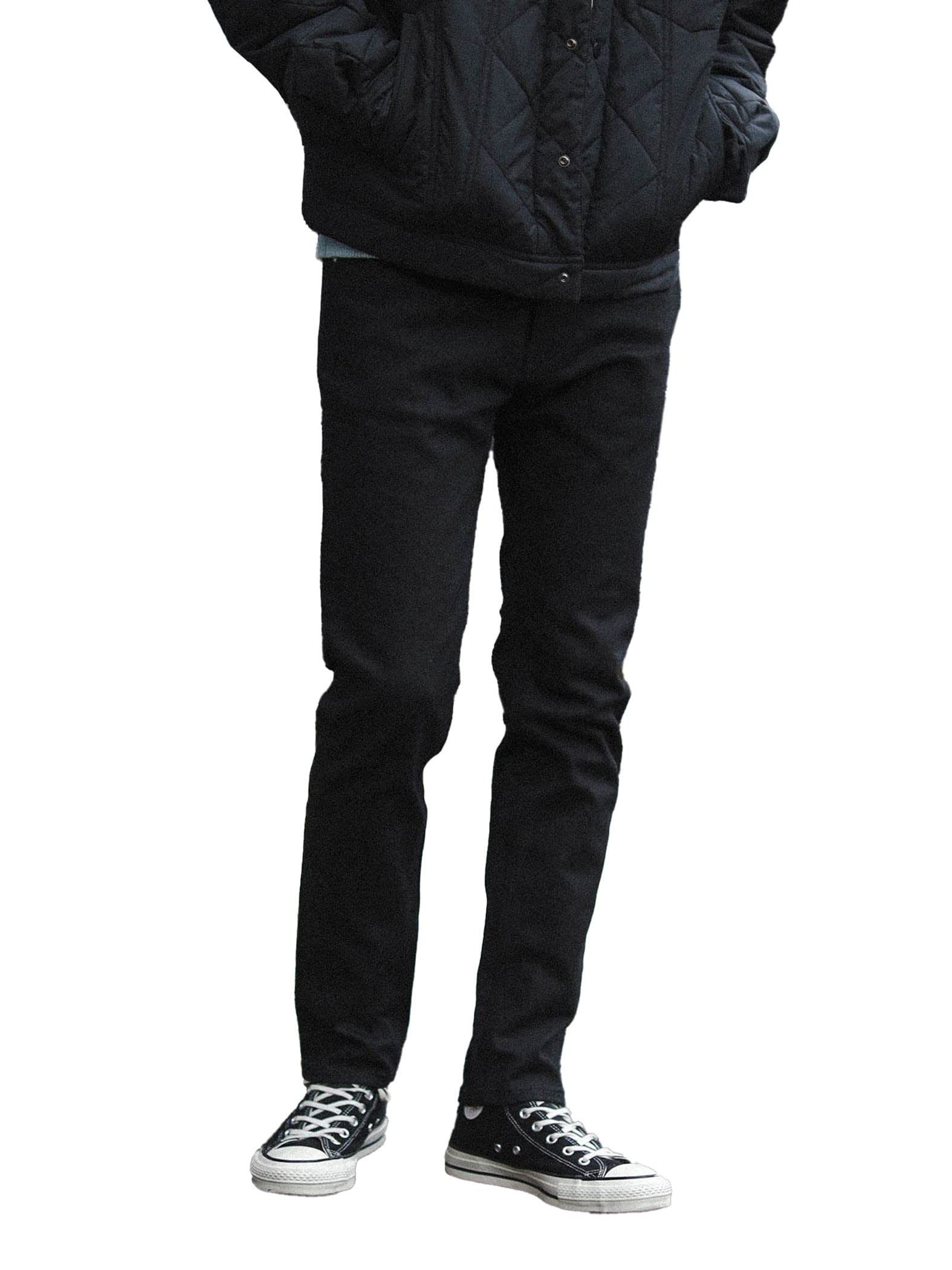 

Beams Men s Basic Stretch Denim Pants, Black, Size M (11210422791)