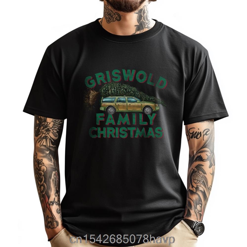 National Lampoon Christmas Vacation Full Rv Graphic T-shirt Classic Streetwear Printed Tshirt Casual
