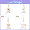 Organic Cotton Baby Rattle With Soft Fabric And Sensory Development For Newborn Sleep Aid