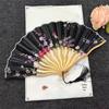 Goldener Faltfächer - Klassischer Chinesischer Stil für Tanzen, Tragbar und Elegant im Design