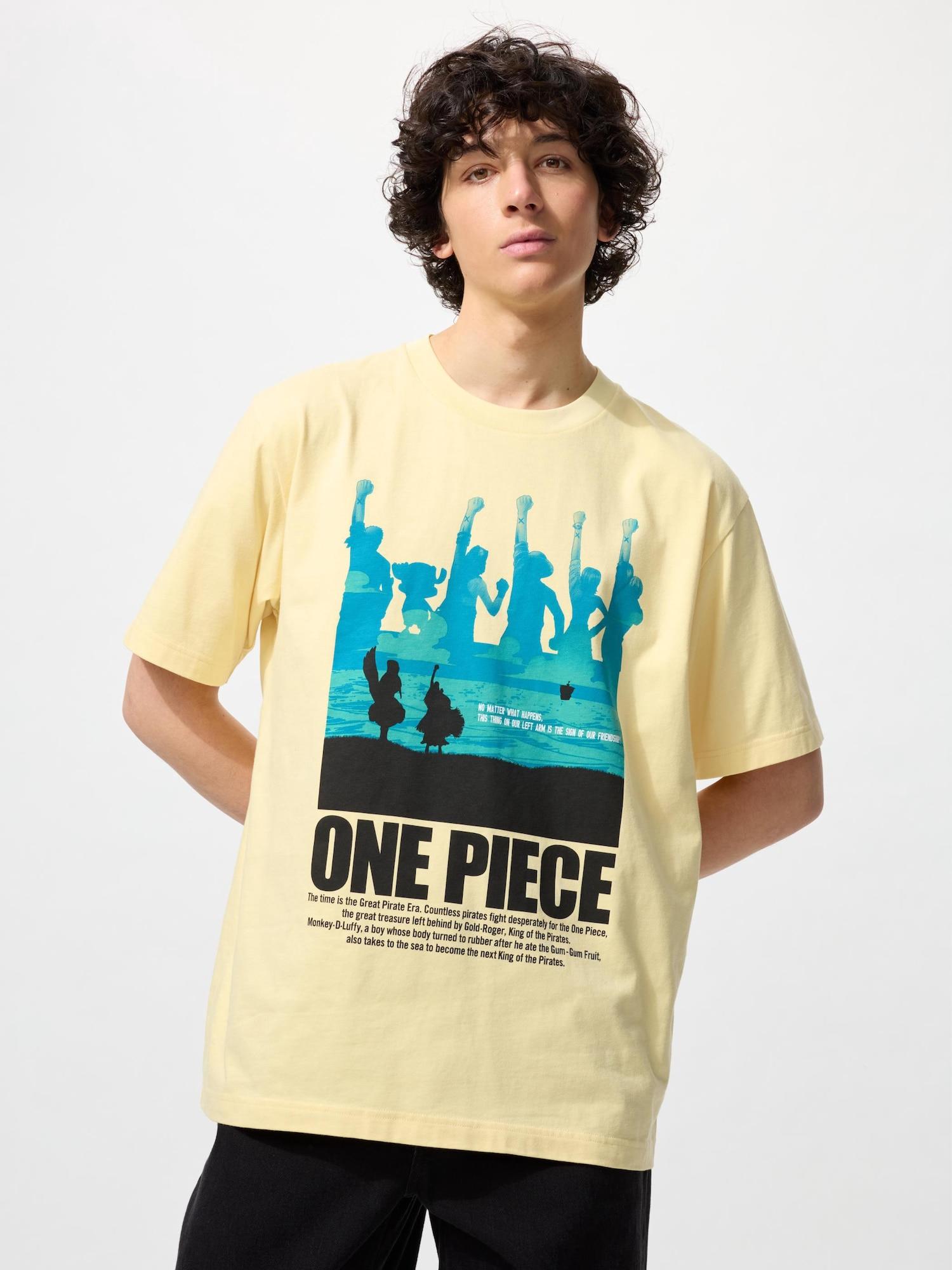 

Uniqlo One PieCe UT Графическая футболка с коротким рукавом C 41 YELLOW/UNISEX S
