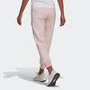adidas Knitted Sweatpants Women's Pink Moderate Straight Fit Pants HE4148