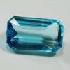 6 Ct Natural Baguette Shape Ocean Blue Aquamarine CERTIFIED Loose Gemstone A++