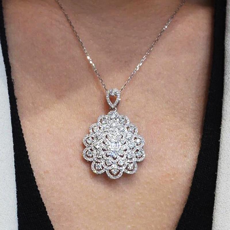 2026 New High Luxury Floral Necklaces, Elegant Waterdrop Dresses, and Exquisite Accessories for European and American Courts