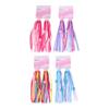 2Pcs Bicycle Grips Ribbon Length 25cm Kids Bike Handlebar Tassels Easy Attach