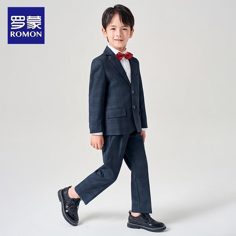 Romon Boys' British Style Formal Suit Set