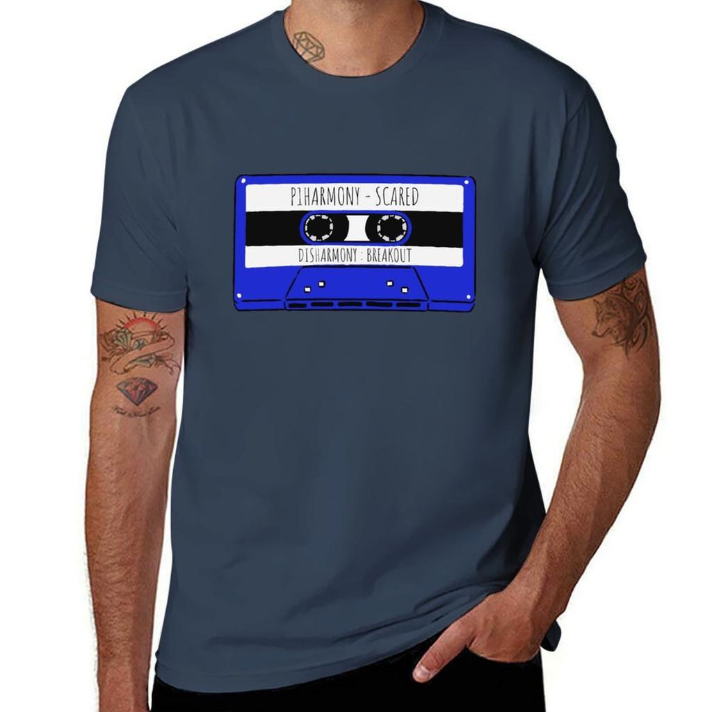 P1harmony Scared Cassette T-Shirt g man t shirts for men anime t shirts oversize T-Shirt
