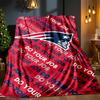 Patriots Team Spirit Blanket Outdoor Flannel Blanket for Camping, Hiking, Garden Parties, Picnic Essentials,gift for family and friends