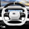 Galaxy L7/L6 Suede Steering Wheel Cover: Ultra-Thin, No-Sew, Winter-Ready.