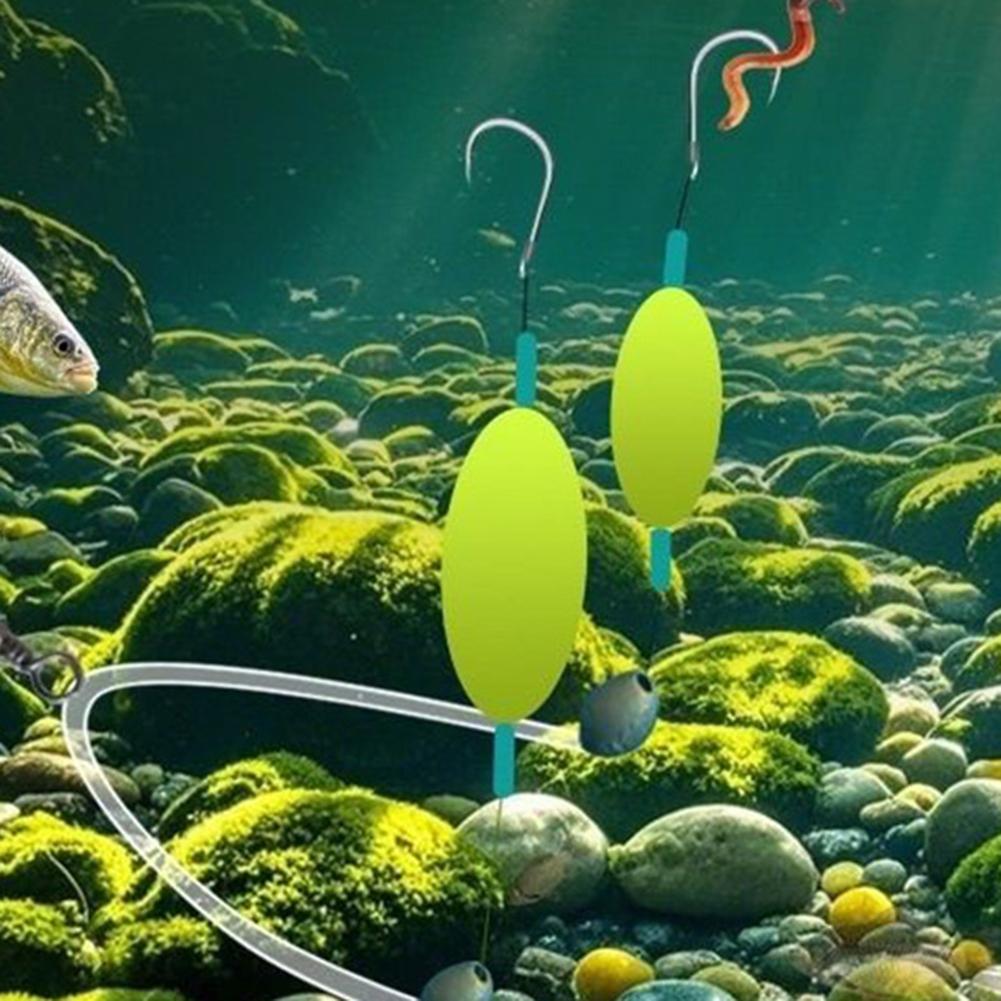 Surfs Pesca Anzol Montagem Pompano com Bóias Equipamentos de Pesca Versáteis para Pesca em Água Salgada Água Doce para Amantes da Pesca