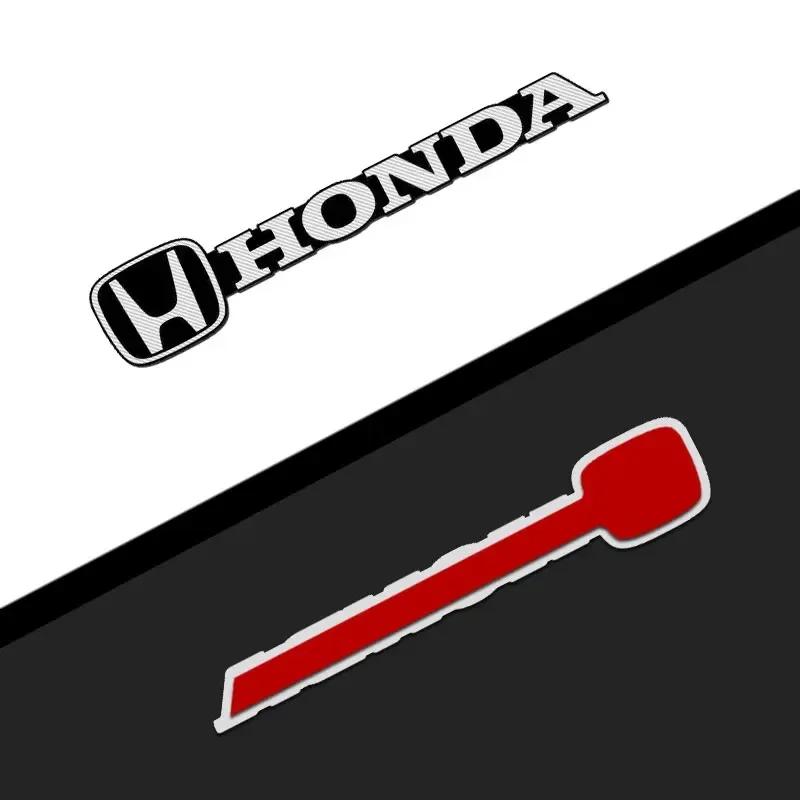 Pro Honda Auto Audio Dekorace 3D Hliníková Odznak Znak Samolepka Pro Honda Civic Mugen Accord Odyssey JAZZ CRV Fit Hrv Jazz CBR VTX