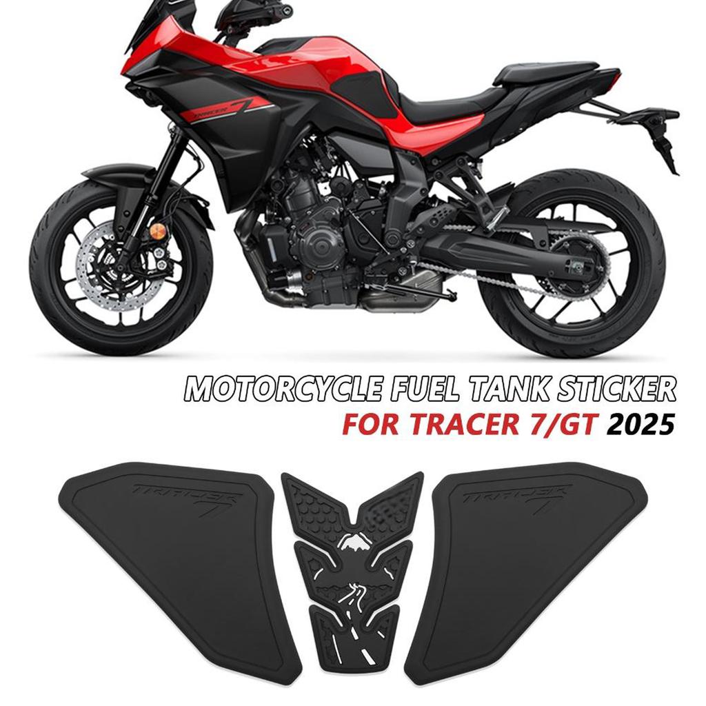 For Yamaha TRACER 7 GT Tracer7 / GT 2025 Motorcycle Side Fuel Tank Pad Protector Stickers Decal Gas Knee Grip Traction Tank Pads