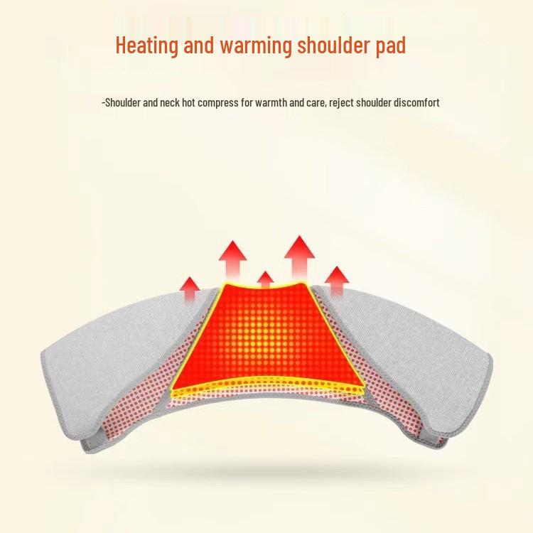 Self-Heating Shoulder & Neck Cape: Warm, Thickened Pure Cotton, Hot Compress for Winter Cold Protection - Unisex