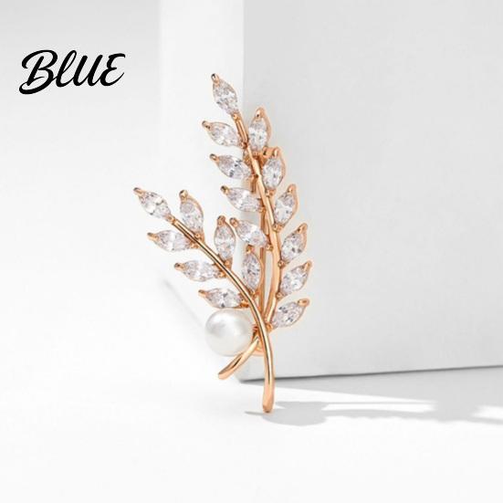 Non-Slip Buckle Scarf Badge Women Brooch High-Gloss Rhinestone Inlay Sparkling