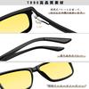 Rimerakea Yellow Polarized TR90 Sunglasses with UV Protection and Spring Hinge for Night Driving Men's