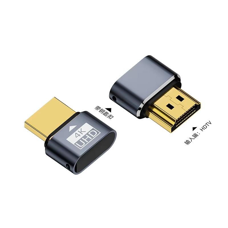 4K HDR Virtual Monitor EDID Emulator HDMI-compatible Dummy Plug Headless Ghost Display Adapter Supports up to 4k@60Hz 1080@120Hz