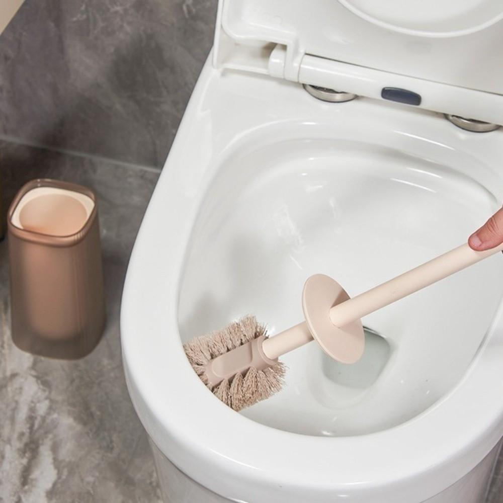 No Dead Angles Toilet Brush Long-Handled Toilet Cleaning Tool Practical Toilet Scrubber  Bathroom