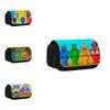 Rainbow Friends Double Layer Pencil Case With Large Capacity For Students And Kids
