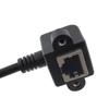 Right Angle 8Pin Screw Panel RJ45 Cable Panel Mount Extension Cable Ethernet LAN Cord Network Wire