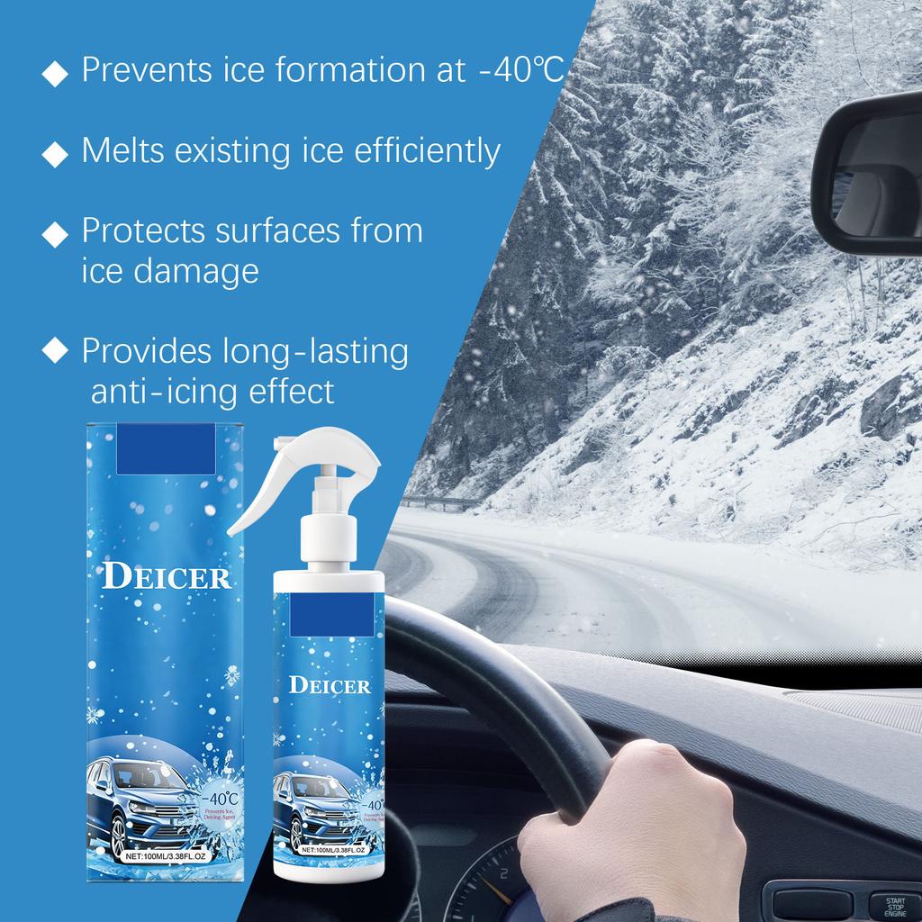 Snow Ice Defrosting AntiSnow Agent for Car Windshield Deicer Defroster Ice Remover Sprayer Ice Melting Agent