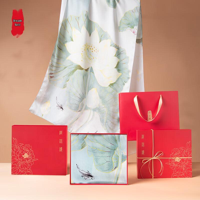 Woven Silk Printed Long Scarf