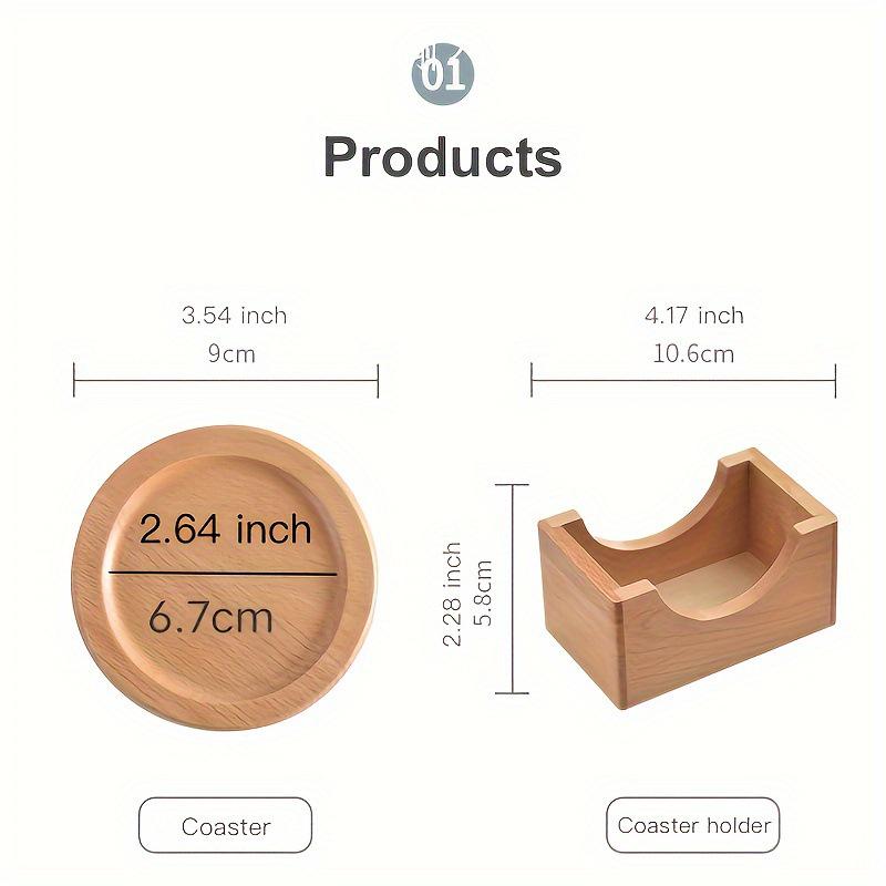 

Набор бамбуковых подставок для чайной церемонии - Креативные круглые подставки для чашек и теплоизоляционные подкладки