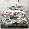 Chainsaw Man Bedding Lovely Anime Cartoon Twin Bedding Set 3 Piece Comforter Set Bed Duvet Cover Double King Cover Home Textile Tool