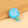 Cartoon Lolly Shape Tennis Racket Shockproof Absorber Silicone Shock Absorption Tennis Racket Shock Pad Anti-Vibration Dampeners